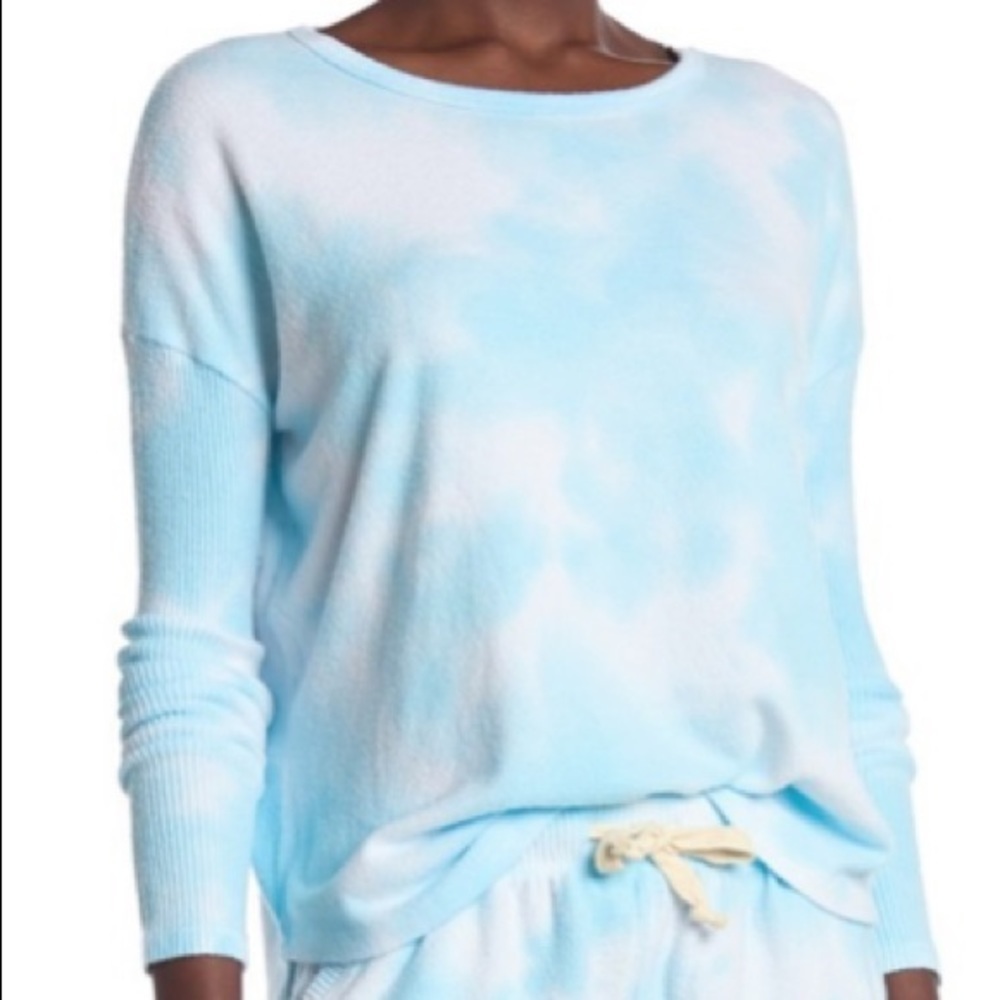 Theo & Spence Tie-Dye Thumbhole Lounge Pullover